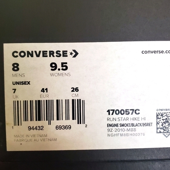 New Converse Run Star Hike Zip Hi - Picture 9 of 9